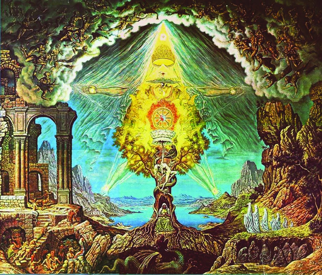 Mystical scene from the magazine archive