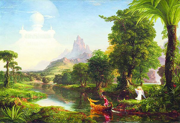 Thomas Cole's The Voyage of Life: Youth