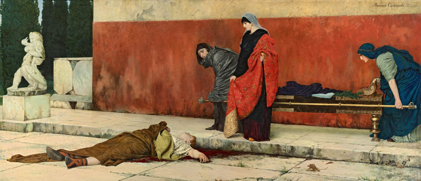 Vasily Smirnov, The Death of Nero, 1888